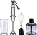 TALIA 4-in-1 Immersion Blender Hand Blender with Stainless Steel Shaft Variable Speed &amp Turbo Dishwasher-Safe for Soups Smoothies Baby Food Puree &amp Shakes