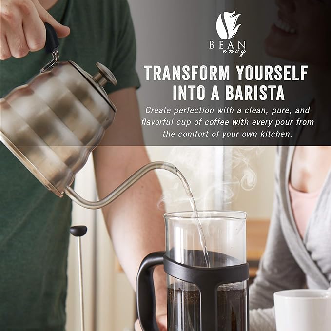 Bean Envy Pour Over Coffee Maker &amp Gooseneck Pour Over Coffee Kettle