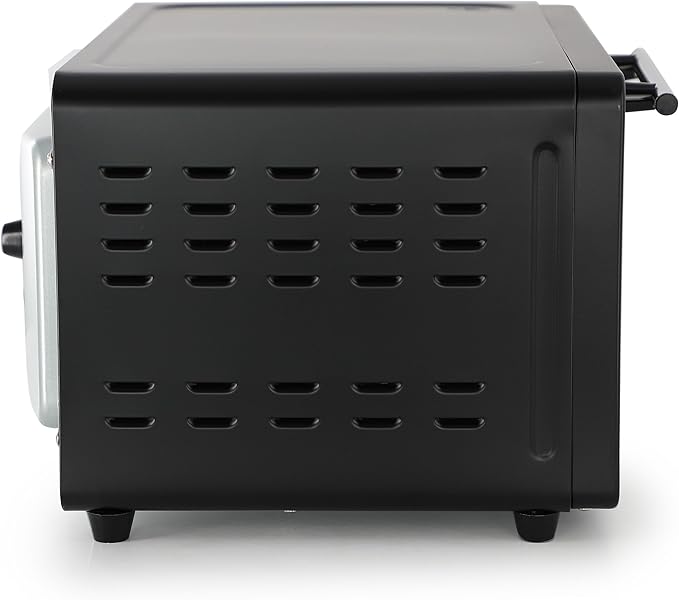 MegaChef 9.5 Quart Electric Counter Top 2 Slice Toaster Oven with Built in Timer Bake Broil Toast (Black)