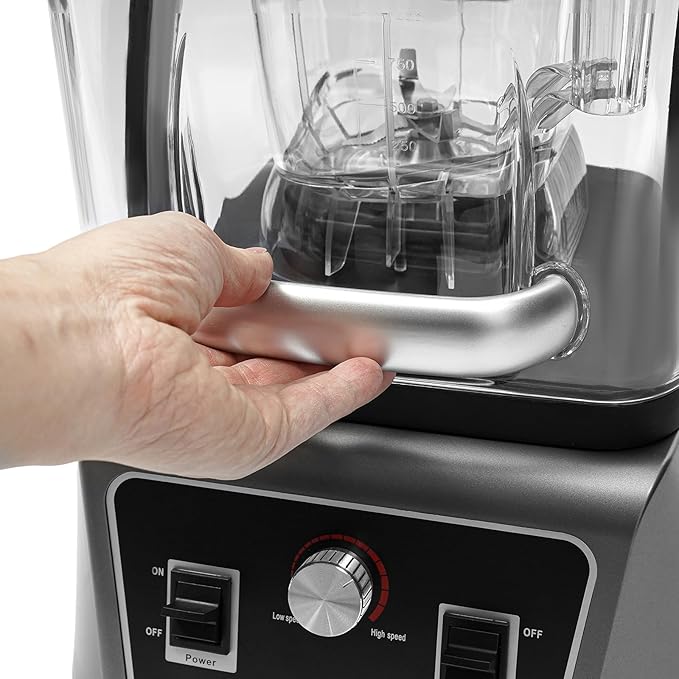 Professional Blenders Heavy Duty 2200w Power Smoothie Maker with Thickened Soundproof Cover and 23000rpm Rotational Speed 67.6oz Commercial Blender Machine Smoothie Maker Machine for Kitchen