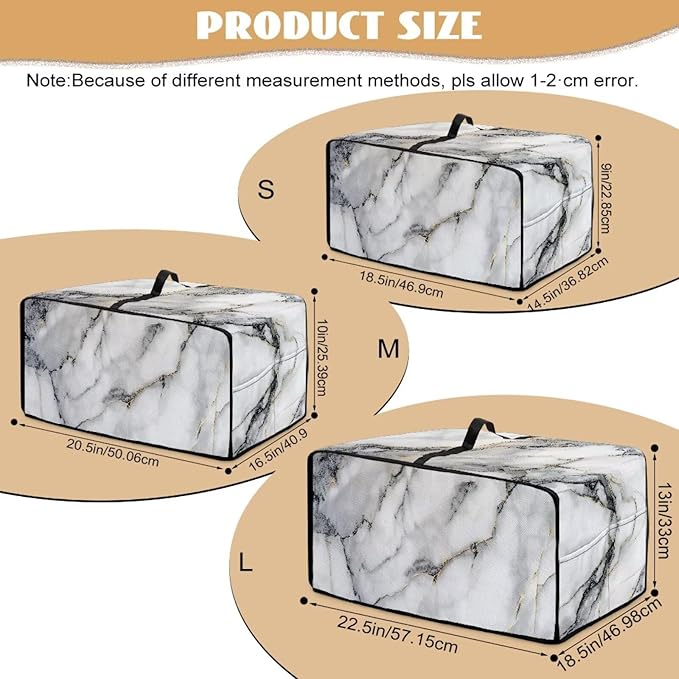 Doojoayie Marble Print Toaster Oven Cover 4 Slice Bread Machine Cover Universal Fit Small Appliance Dust Protector Simple Style Kitchen Decoration