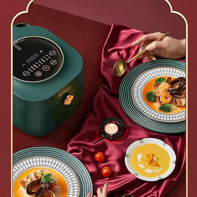 Rice Cooker Household Multifunctional Small Rice Cooker Non-Stick Inner Pot Appointment and Heat Preservation for 1-3 People (B) (B)