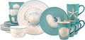 Certified International Ocean View 16 Piece Dinnerware Set Serice for 4