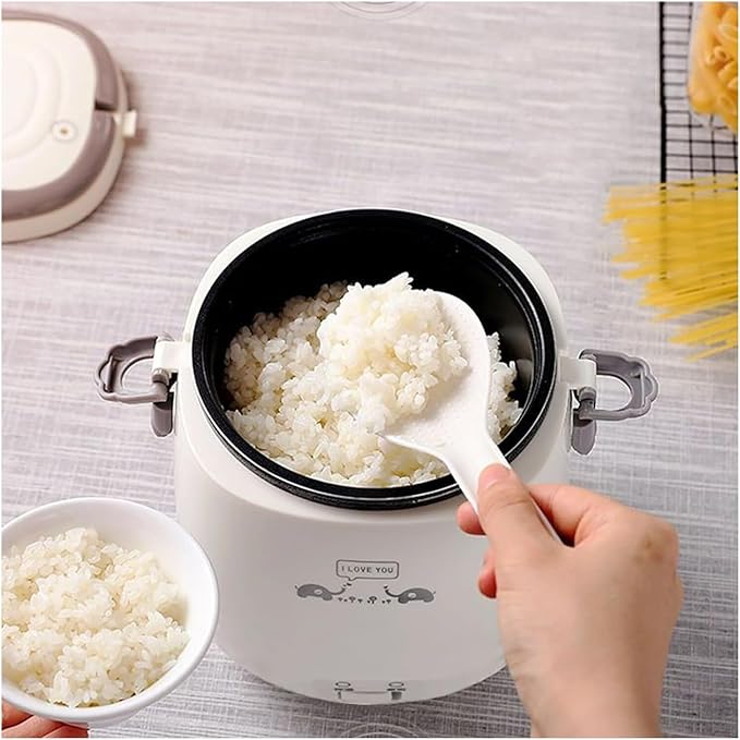 Mini Rice Cooker Commercial Rice Cooker 1.5L Rice Maker Removable Non-Stick Pot For Cooking Soups Stewing Steaming Automatic Keep Warm Function