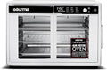 Gourmia French Door Air Fryer Oven - 37 Qt Large Capacity Convection Toaster Oven FryForce 360° Digital Display 12 Cooking Presets Dehydrate Fits 13” Pizza Dishwasher-Safe White