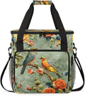 Peony Birds Coffee Maker Carrying Bag Portable Travel Storage Tote Bag Compatible with K-Mini or K-Mini Plus Single Serve Coffee Brewer Carrying Case with Multiple Pockets &amp Shoulder Strap