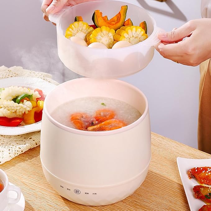 Rice Cooker Small Rice Cooker 1.6L with Multiple Cooking Functions Fuzzy Logic Technology 24 Hour Delay Timer and Auto Keep Warm Non-Stick Inner Pot