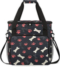 Paw Print Dog Travel Coffee Maker Carrying Bag Large Organizer Storage Tote Bag Insulated Reusable Cooler Grocery Bags