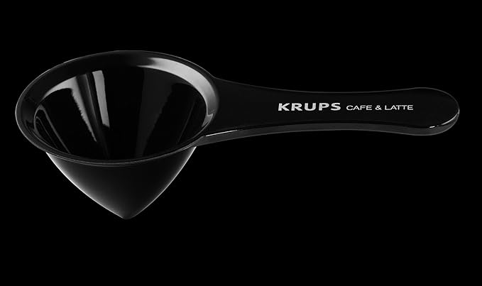 KRUPS KM310850 Latteccino 2-in-1 Coffee Maker Machine with Professional Milk Frother 8-Cup Black