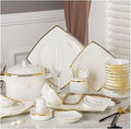 Dinnerware Sets Dish Set Fine Bone China PorcelainDinnerware Set for 10-15 People Luxury Style High-end Bone China Phnom Penh Tableware Set (78pieces)