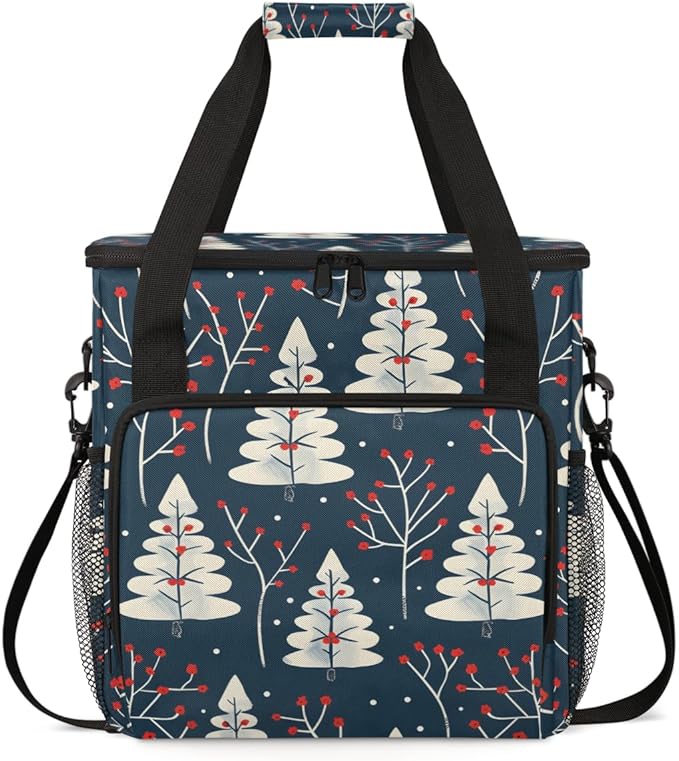 Cartoon Tree Coffee Maker Carrying Bag Dreamy Tree Travel Storage Bag Compatible with K-Mini or K-Mini Plus Single Serve Coffee Brewer Carrying Case with Multiple Pockets &amp Shoulder Strap