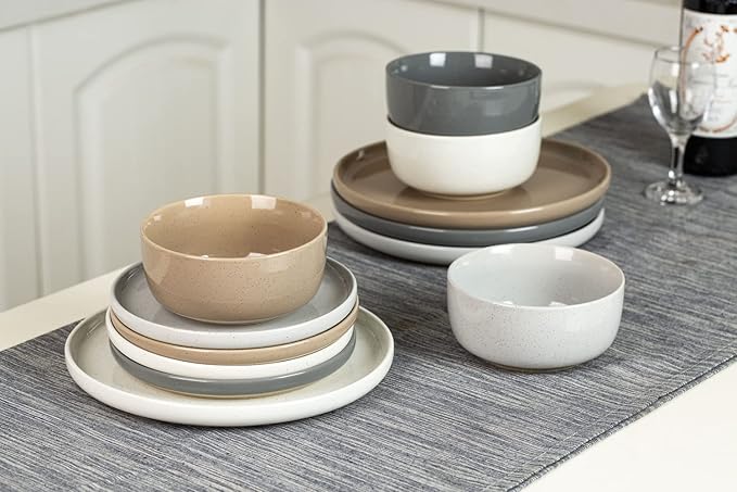 Famiware Milkyway Dinnerware Sets 16 Piece Dish Set Multi-color