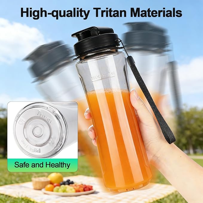 OMMO Blender 500W Smoothie Blender with 4-Fin Blades Personal Blenders for Kitchen with 17oz BPA-Free Portable Cups for Drinks Milkshake and Juices