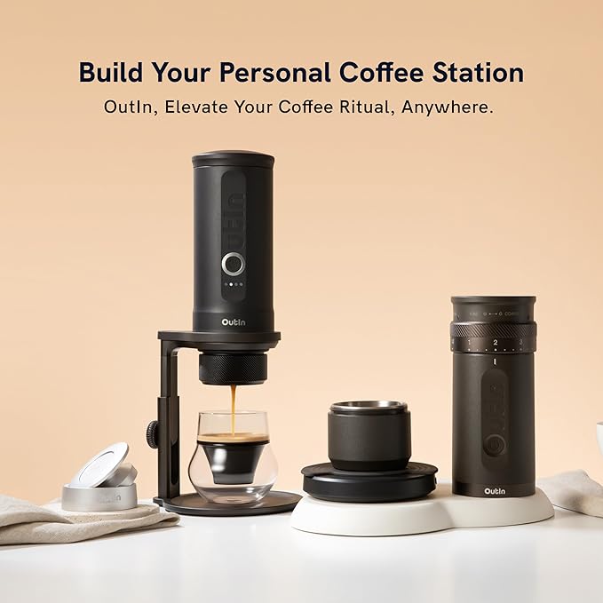OutIn Nano Espresso Accessories Kit Basket Plus double shot