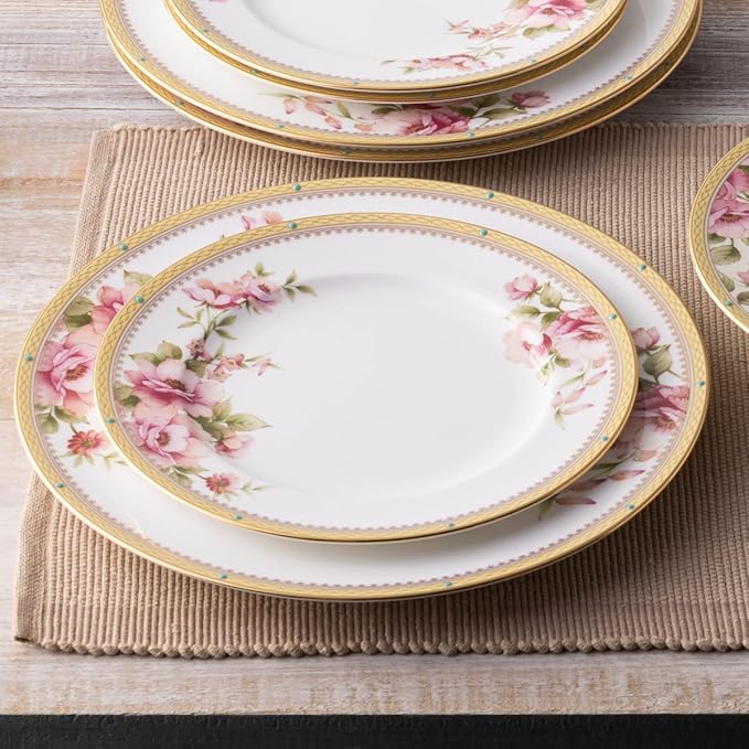Noritake Hertford 12-Piece Dinnerware Set Service for 4