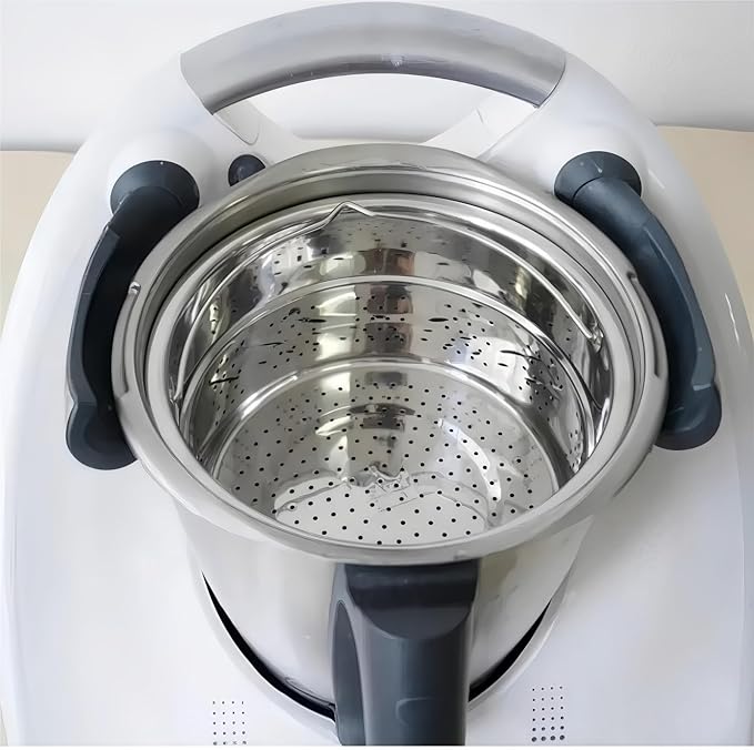 Compatible with Thermomix TM5/TM6 Professional-Grade Stainless Steel Steamer Baskets Fully Meet The Needs of Food Steaming and Boiling