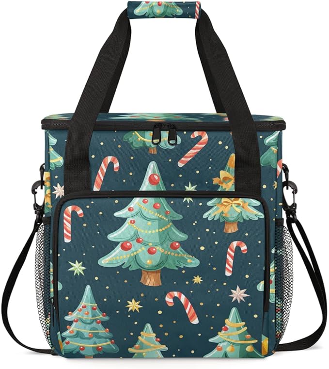 Cartoon Tree Coffee Maker Carrying Bag Mystical Tree Travel Storage Bag Compatible with K-Mini or K-Mini Plus Single Serve Coffee Brewer Carrying Case with Multiple Pockets &amp Shoulder Strap