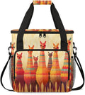 Alpaca Coffee Maker Carrying Bag Aztec Alpaca Portable Travel Storage Tote Bag Compatible with K-Mini or K-Mini Plus Single Serve Coffee Brewer Carrying Case with Multiple Pockets &amp Shoulder Str