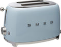 Smeg TSF01PBUS 50's Retro Style Aesthetic 2 Slice Toaster Pastel Blue (Renewed)
