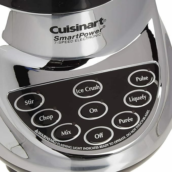 Cuisinart SPB-7CH SmartPower 40-Ounce 7-Speed Electronic Bar Blender Chrome (Renewed)
