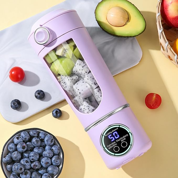 700ml Portable Smoothie Maker USB Rechargeable Juicer Blenders Juicing Cup With Powerful Motor For Home And Gym Use Blender