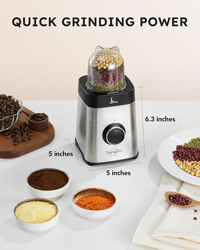 Sangcon Blenders and Food Processor Combo for Kitchen Bundle with immersion blender