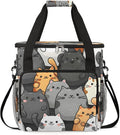 Animal Lovely Cats Coffee Maker Carrying Bag for Keurig K-Mini or K-Mini Plus Storage Portable Coffee Maker Travel Bag