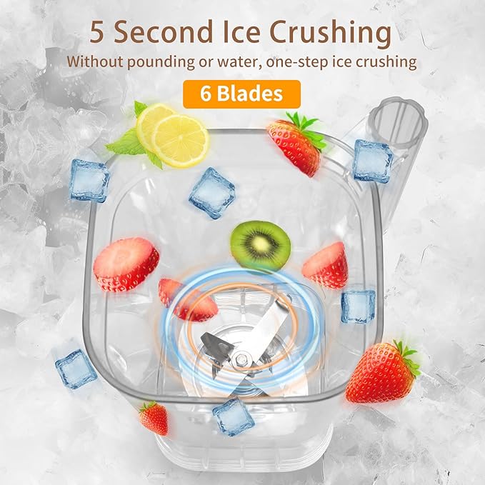 Commercial Blender with Soundproof Shield 70 Oz Quiet Professional Blenders Heavy Duty Blender with Strong and Quiet Professional-Grade Power Self-Cleaning Quiet Sound Enclosure 2200W