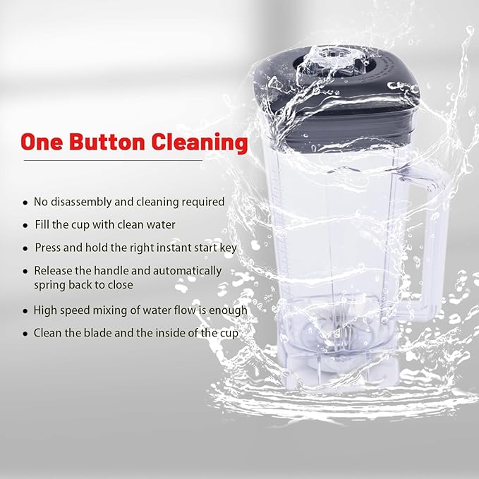 YL-010 Commercial Mixer Juicer Power Food Processor Smoothie Bar Fruit 1500W Electric Juicer Smoothie Maker 2L 110V High Speed Professional Mixer For Home Use
