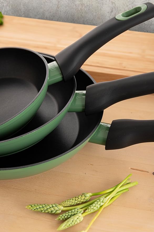 Quid Aspen 3-Piece Forged Aluminium Pan Set 18-22-26 cm