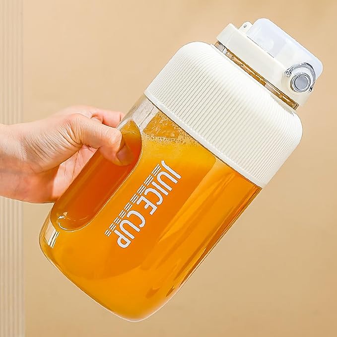 Sanpyl Portable Juicer USB Electric Blender Mini Juicer Cup with Stainless Steel Blades for Making Smoothies Juice Shakes for Travel Camping Gym Office 1.2L