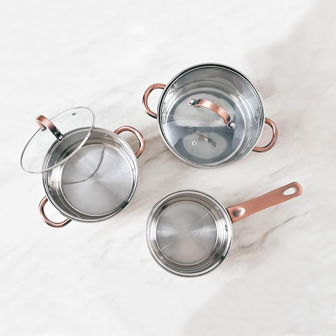 Battery 5pc stainless steel suitable for induction Onil collection