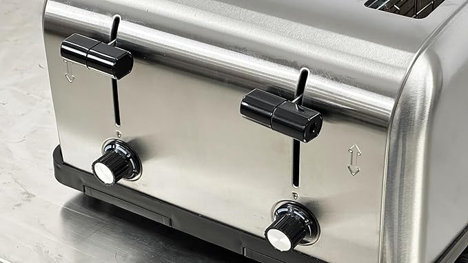 Commercial Manual 4 Slice Toaster ETL