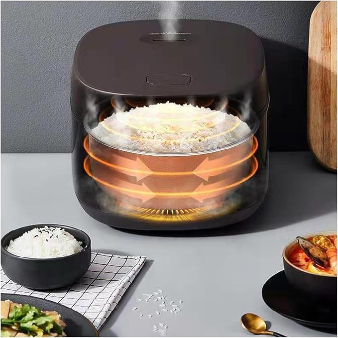 Mini Rice Cooker Commercial Rice Cooker 4L Portable Rice Cooker Cook Rice &amp Steam Vegetables For Rice Porridge Soup