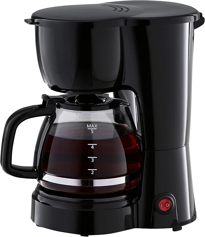 Black 5-Cup Drip Coffee Maker New