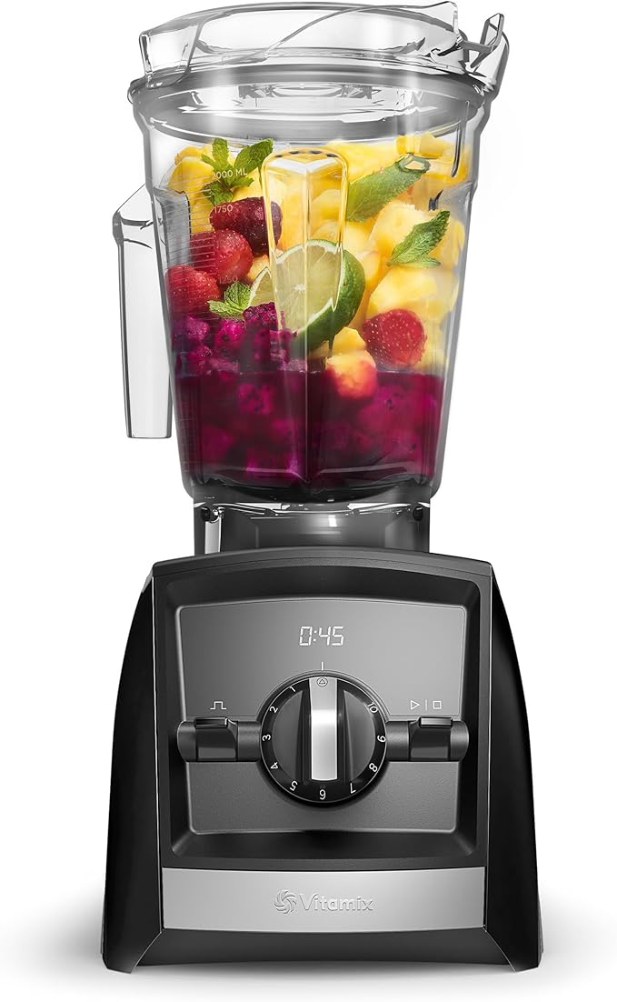 Vitamix A2300 Ascent Series Smart Blender Professional-Grade 64 oz. Low-Profile Container Black