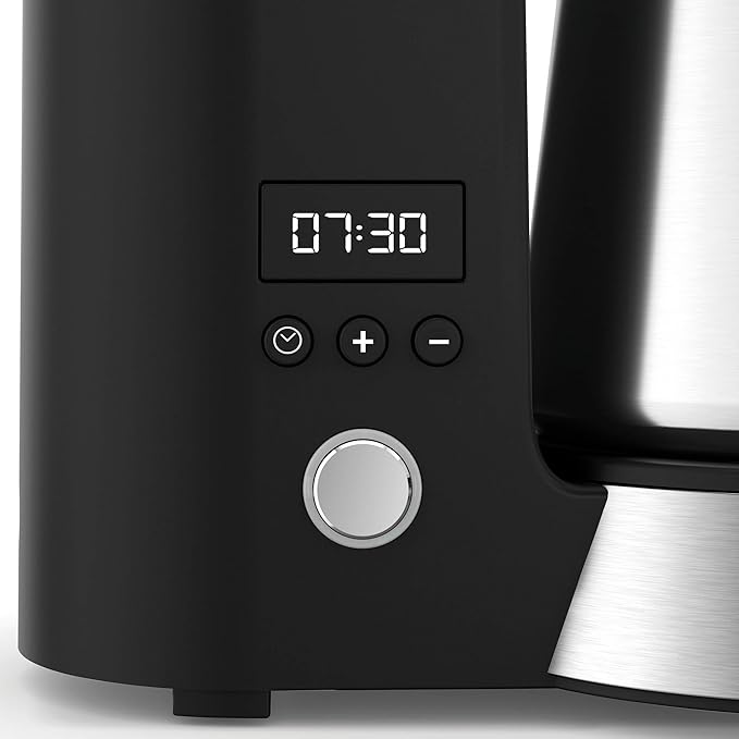 WMF KITCHENminis 0412260011 Aroma Filter Coffee Maker Thermo-To-Go Compact Insulated Jug and Takeaway Mug Cromargan High Quality 760 W Up to 5 Cups