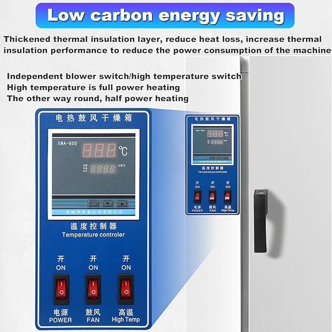 Constant Temperature Blast Drying Oven for Laboratory Industrial Drying Oven Lab Oven 16 L Laboratory Drying Oven Forced Air Convection Intelligent Temperature Control101 0S