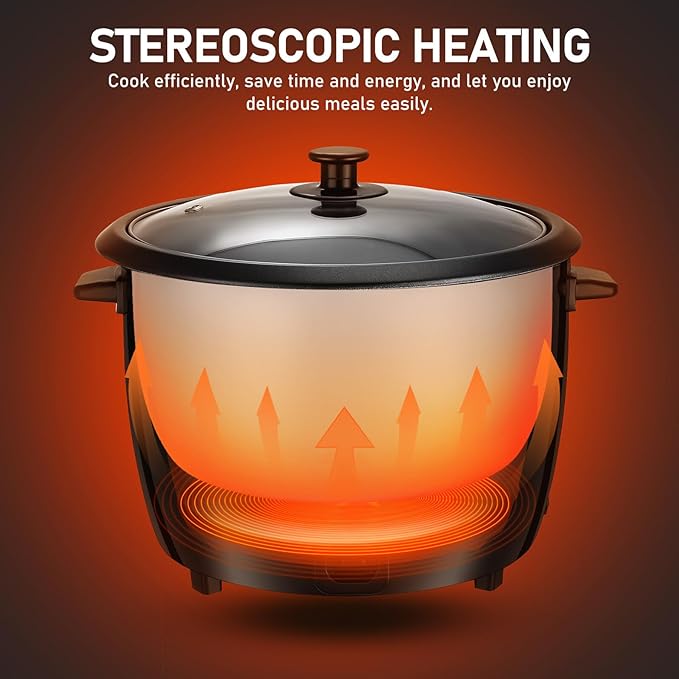 Small Electric Rice Cooker with Clear Lid Portable Stew Pot for Travel and Home Use Multi-functional Cooker for Rice Soup Stew and Steamed Vegetables US Plug