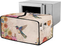 Convection Toaster Oven Cover with Storage Side Pockets Fits Most Kichen Countertop Applances Dustproof Toaster Oven Covers for Family Kitchen Essential Hummingbird Floral