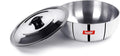 Sumeet 3mm Induction Bottom Aluminium Tasra with S.S. Lid (3.6Ltr 26.6cm)
