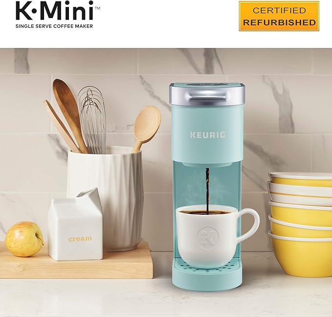 Keurig K-Mini Coffee Maker Certified Refurbished Oasis (Renewed)