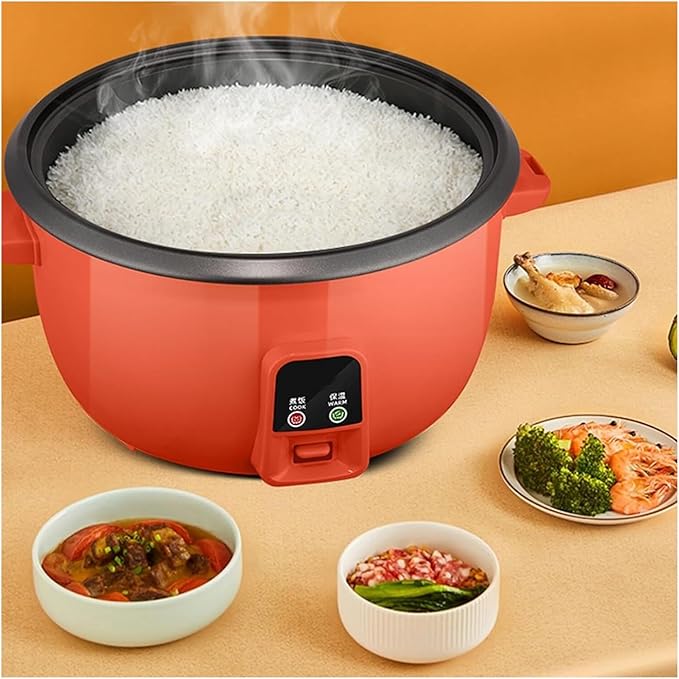 Electric Pressure Cooker Commercial Rice Cooker Portable Rice Cooker Small Removable Nonstick Pot Keep Warm Function For Soup Grain Veggie