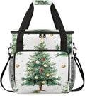 Christmas Tree Coffee Maker Carrying Bag Christmas Festivals Travel Storage Bag Compatible with K-Mini or K-Mini Plus Single Serve Coffee Brewer Carrying Case with Multiple Pockets &amp Shoulder St