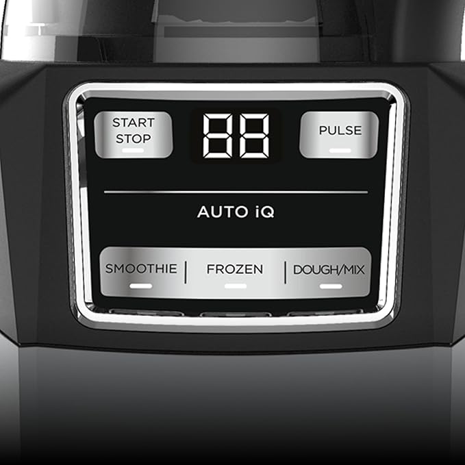 Ninja Blender Compact Kitchen System 1200W 3 Functions for Smoothies Dough &amp Frozen Drinks with Auto-IQ 72-oz.* Blender Pitcher 40-oz. Processor Bowl &amp 18-oz. Single-Serve Cup Grey AMZ