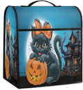 cfpolar Kitchen Aid Mixer Cover Compatible with 6-8 Quarts Halloween Black Cat Pumpkin Stand Mixer Cover Kitchen Aid Mixers Accessories Appliance Organizer Bag Dust Covers with Zipper Pocket