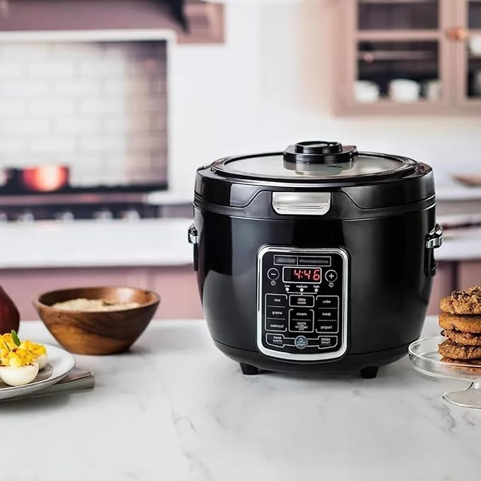 GRFIT Multifunctional Rice Cookers Grain Oatmeal Slow Cooker Saute Steam Timer 10 Cup Uncooked/20 Cup Cooked (Color : B) jinyi2016SHOP-1998