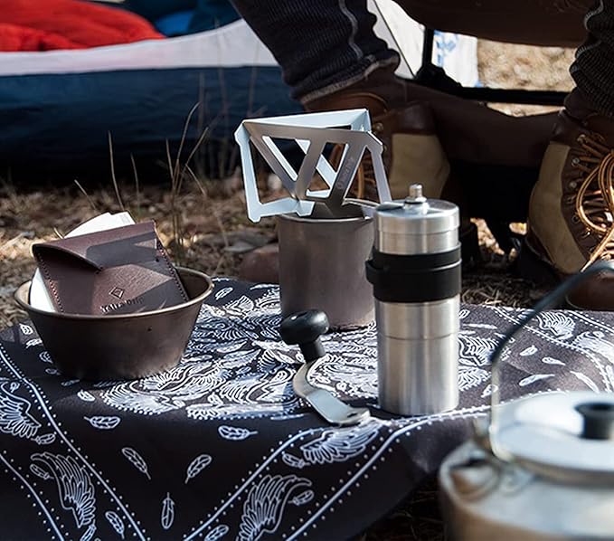 Tetra Portable Coffee Drip Stores Flat Matte Finish 1.5 Cups by Munieq