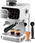 Espresso Machine Professional Home Espresso Maker Espresso Coffee Fast Heating for Cappuccino/Latte Coffee Machine for Home Office for Latte Cappuccino-White