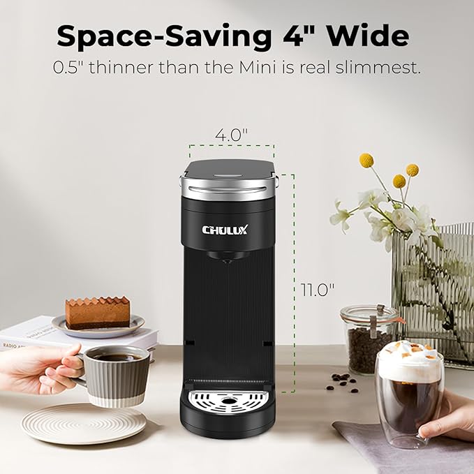 CHULUX 2 Pcs Single Serve Coffee Maker for K Capsule Classic &amp Slim